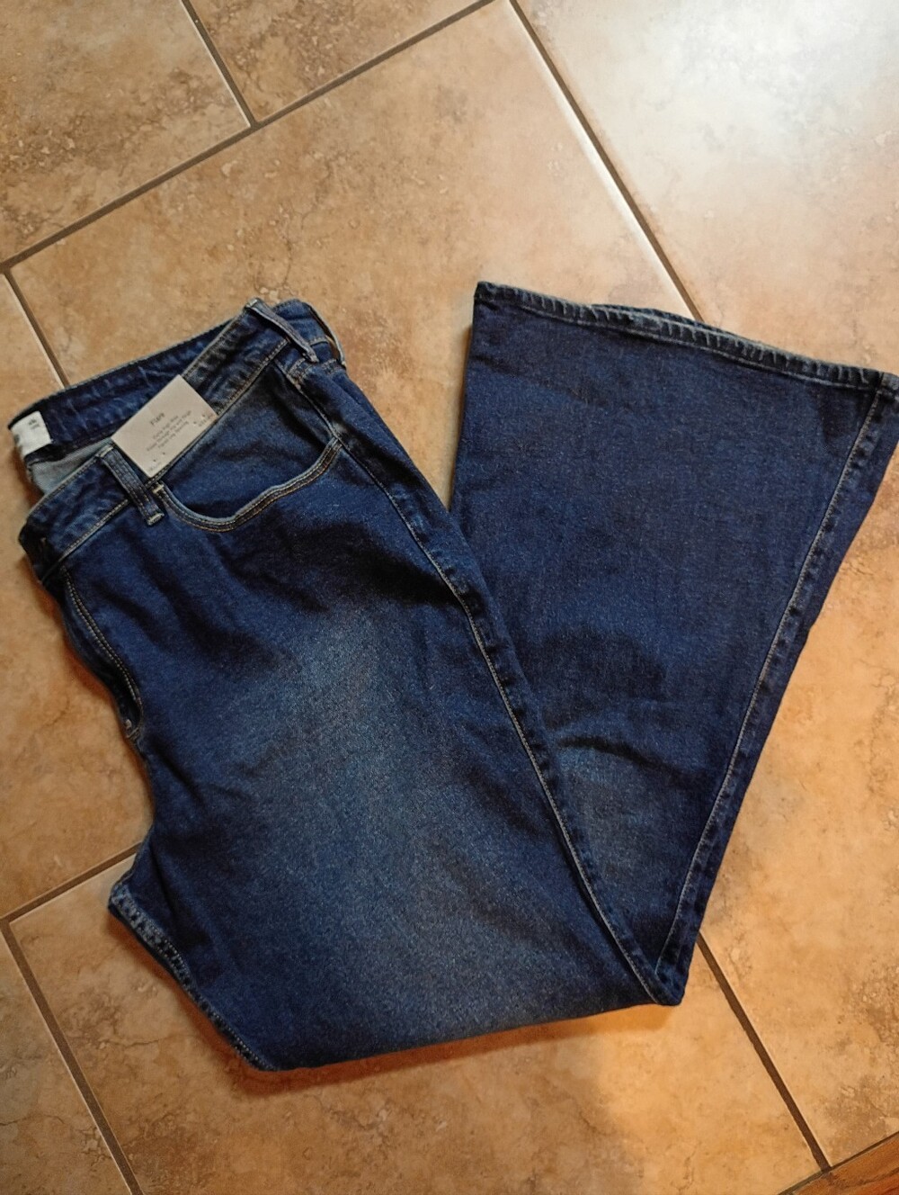 Hollister Dark Blue Flare Jeans